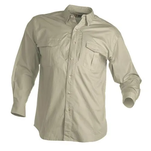 Tactical Long Sleeve Shirt, Sand - XXX-Large