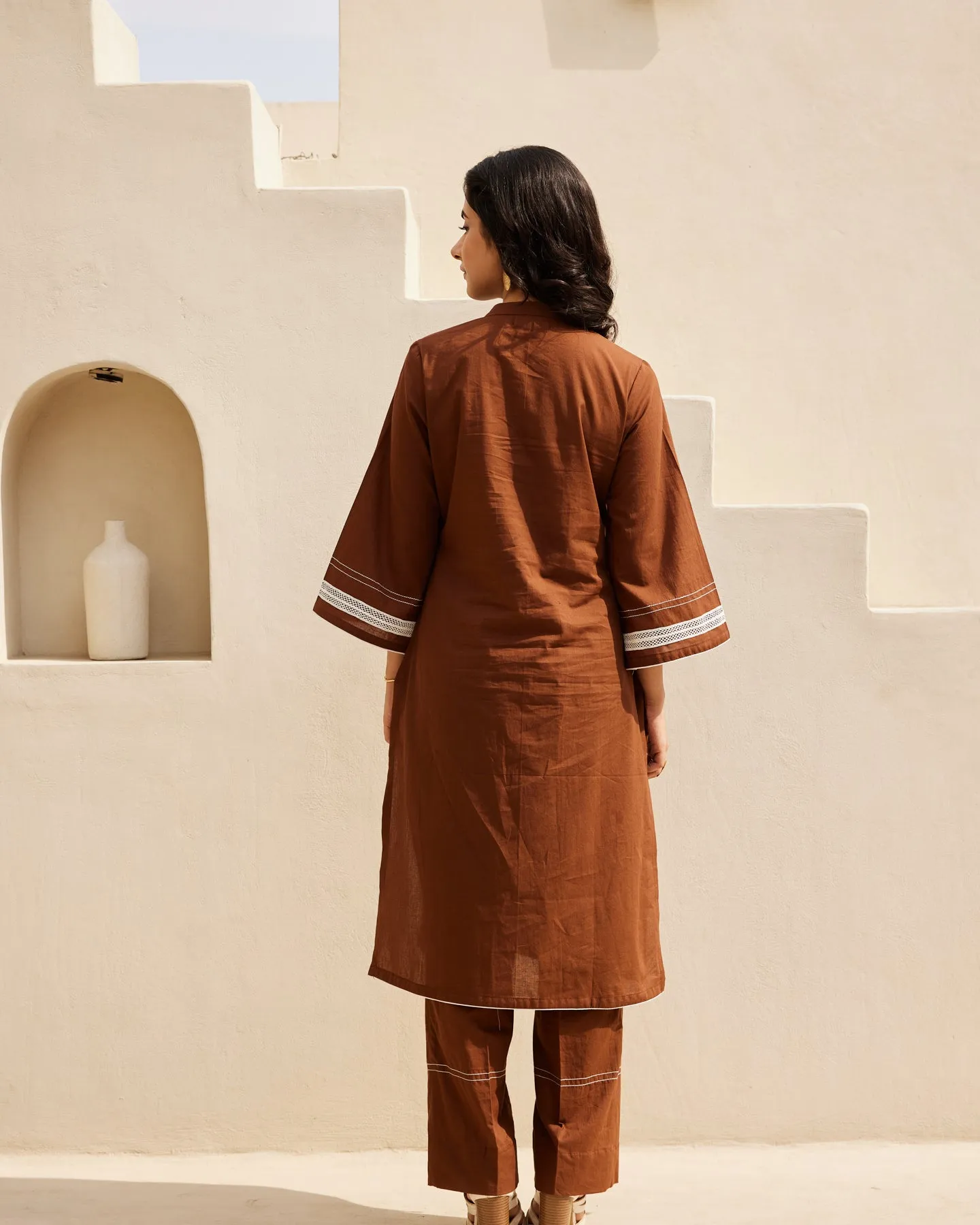 Timeless Brown Kurta Set