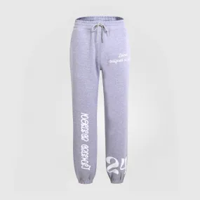 TIMELESS RHINESTONE PANTS - GREY