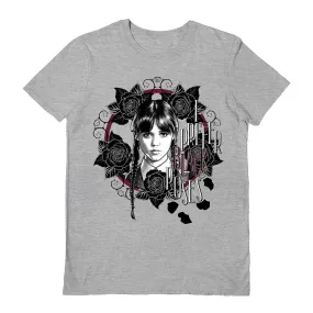 Wednesday (I Prefer Black Roses) Sports Grey Unisex T-Shirt Small