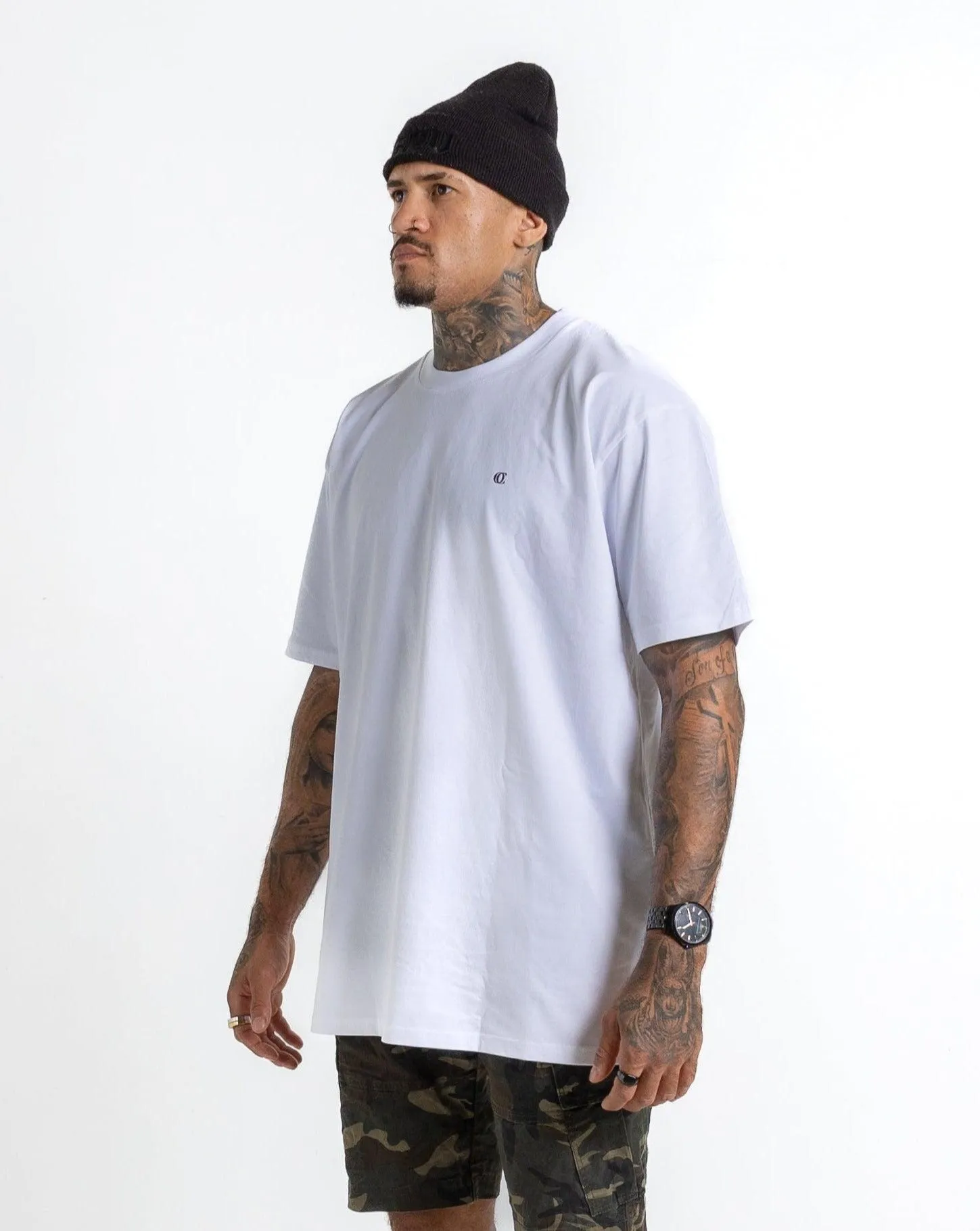 White Classic College T-Shirt