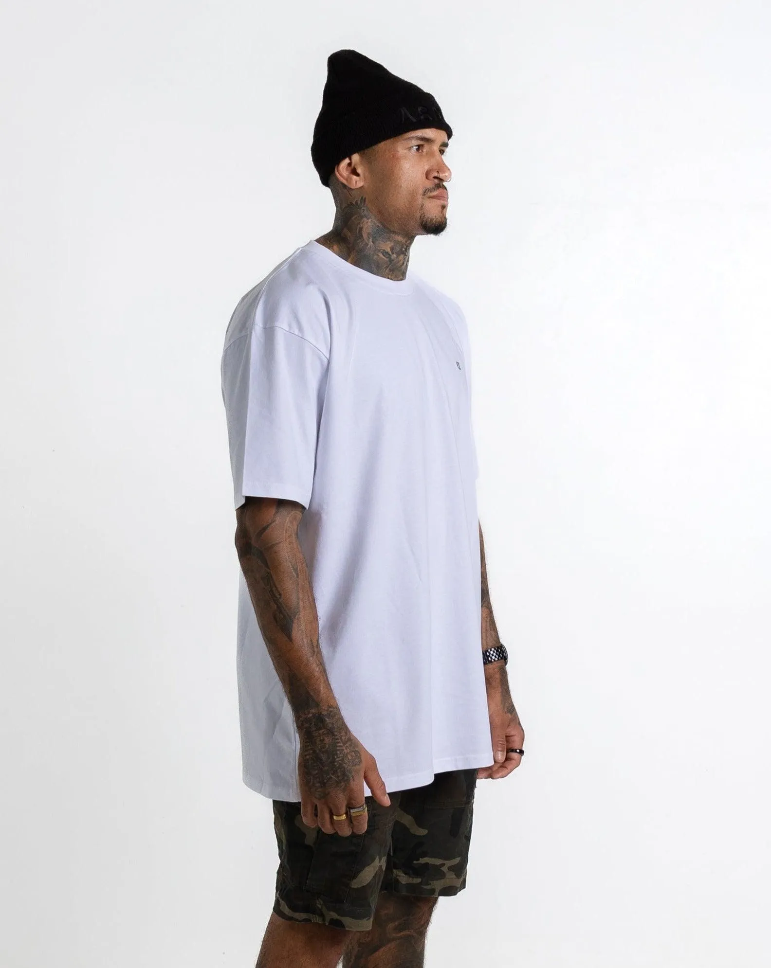 White Classic College T-Shirt
