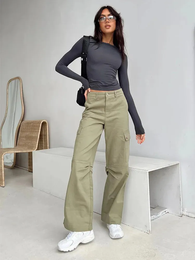 Women Casual Long Sleeve T-Shirts Solid Slim Fit Tees Tops